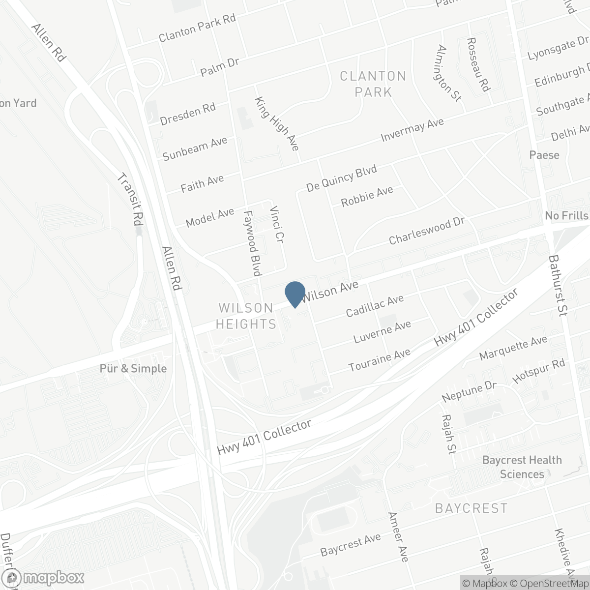 721 - 500 WILSON AVENUE, Toronto, Ontario M3H 5Y9